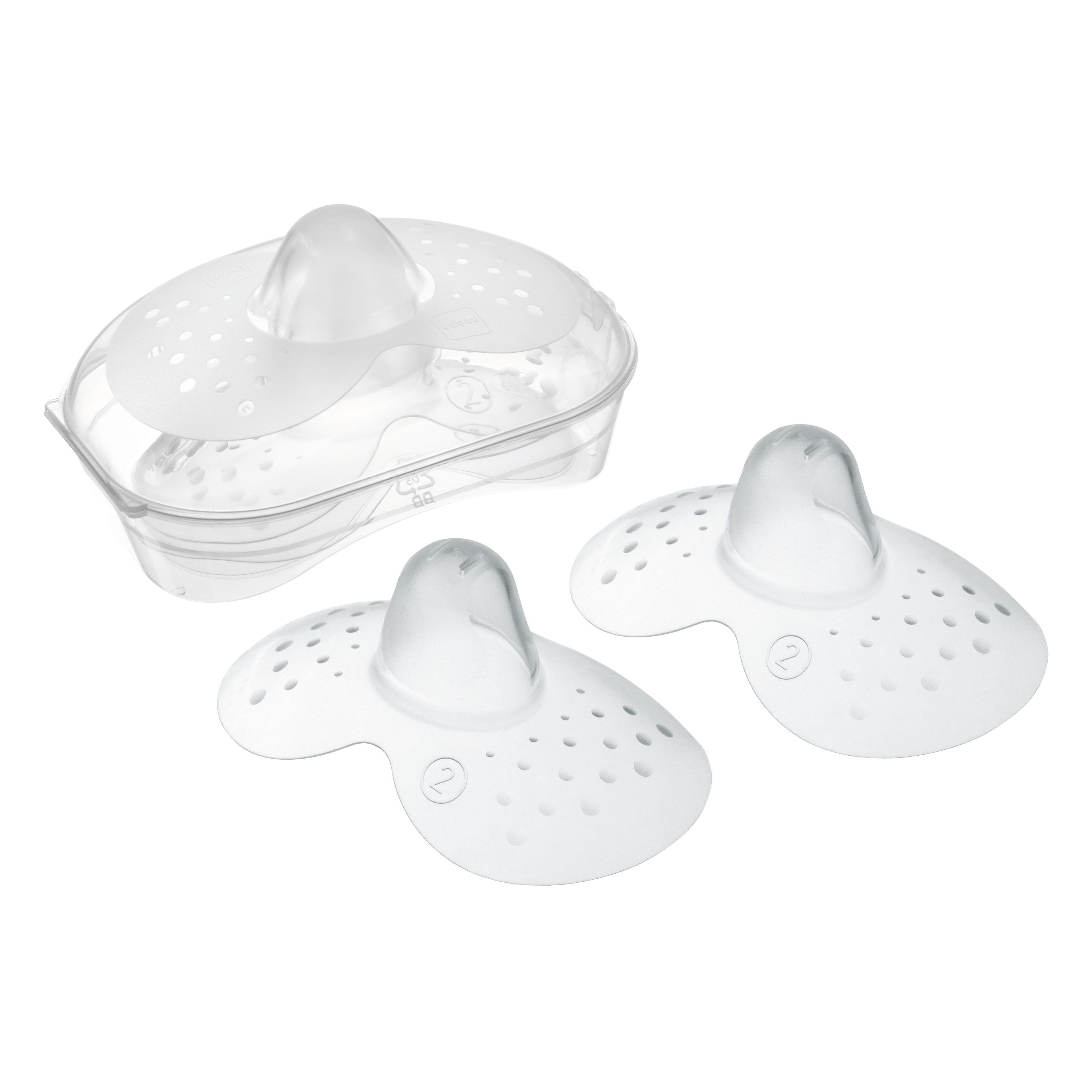 PROTETOR DE SEIOS MAM NIPPLE SHIELDS - TAM 02 - GRANDE