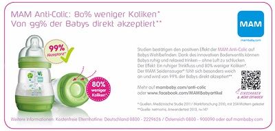 MAM Anti-Colic Infokarte