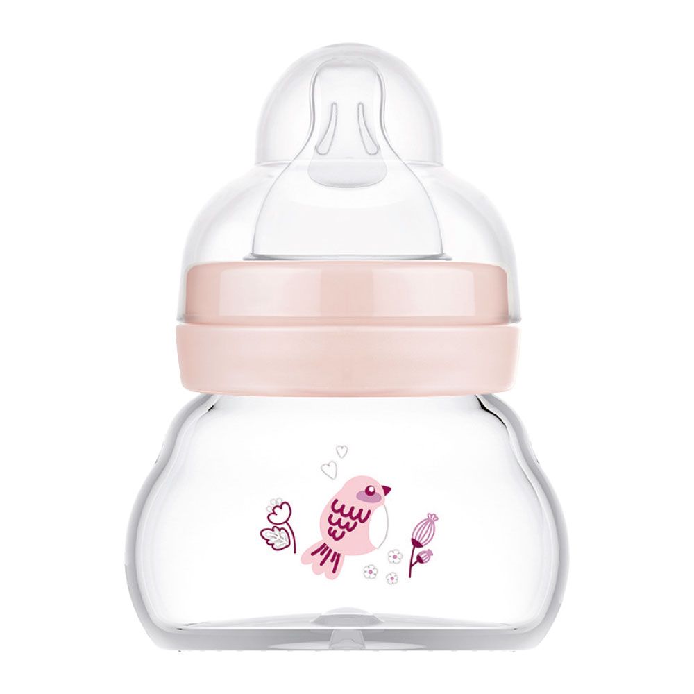 MAM Feel Good 90ml Glass Baby Bottle 0+ months, single pack