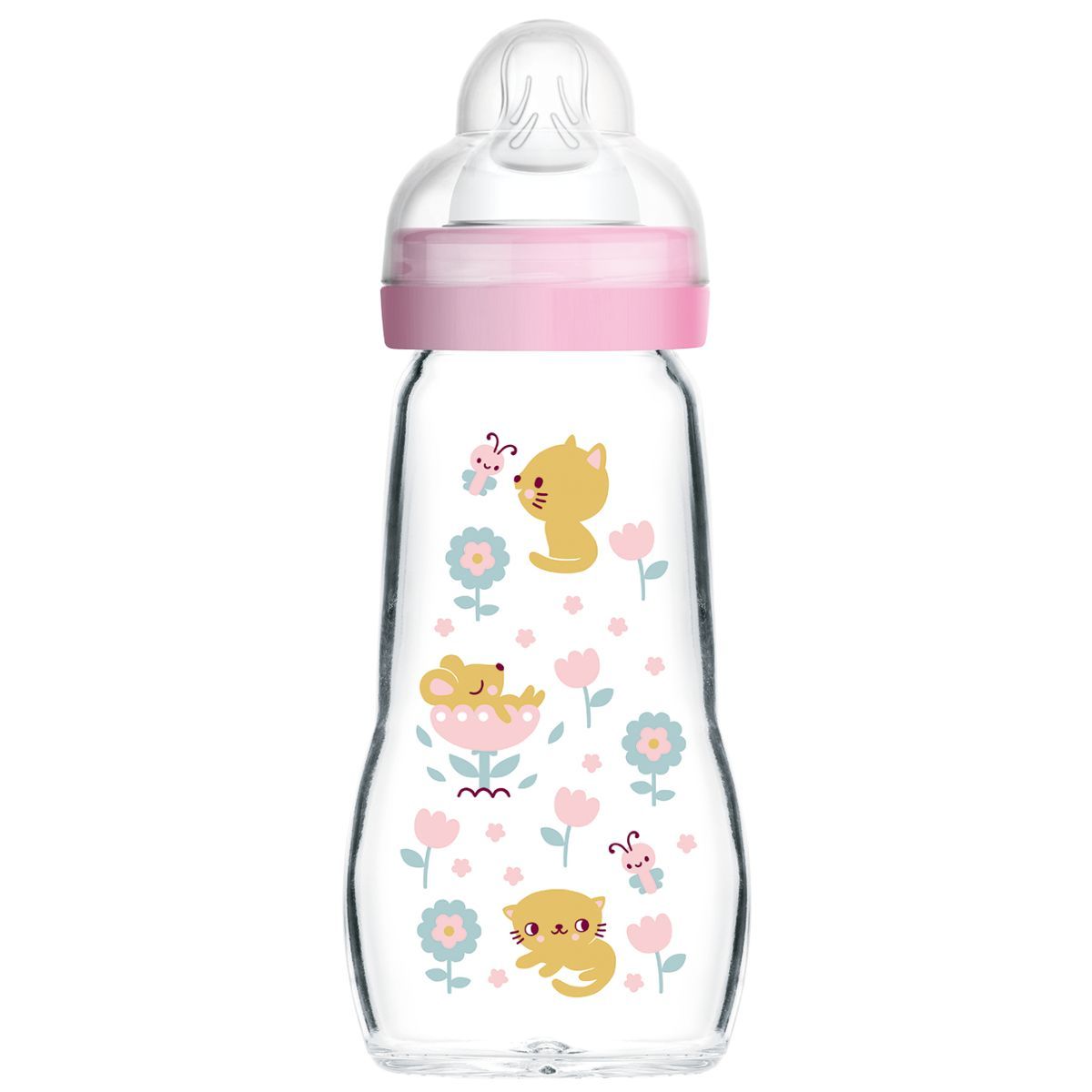 MAM Feel Good Baby Flasche aus Glas 260ml 2+ Monate, 1 Stck