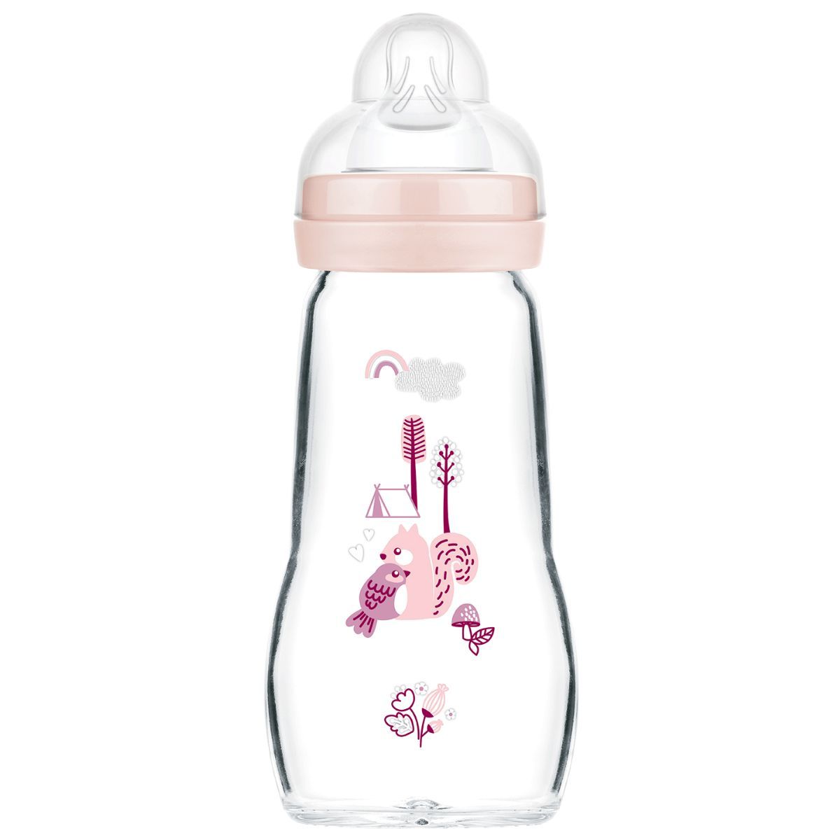 MAM Feel Good Baby Flasche aus Glas 260ml 2+ Monate, 1 Stck