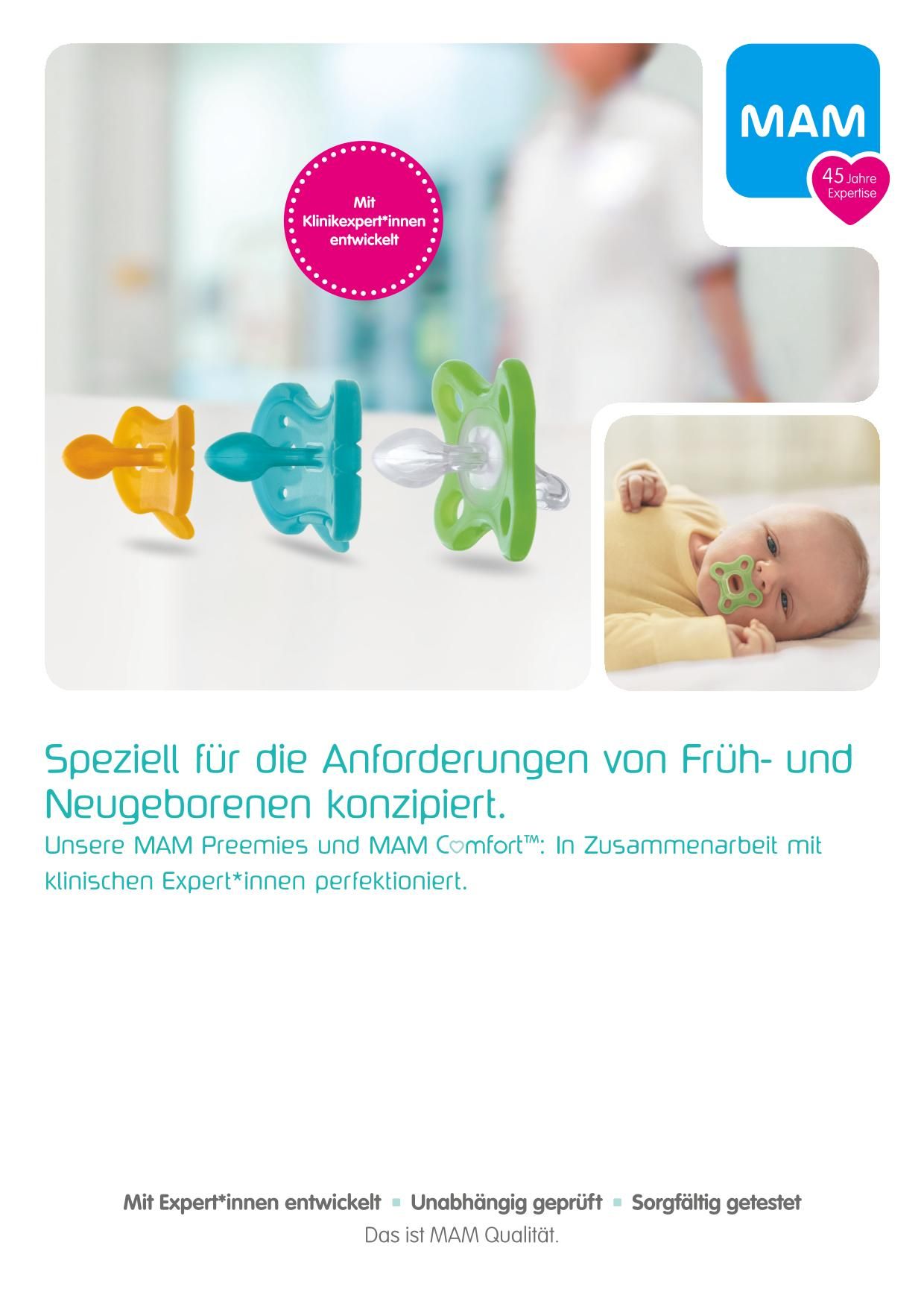 MAM Preemie & Comfort Folder