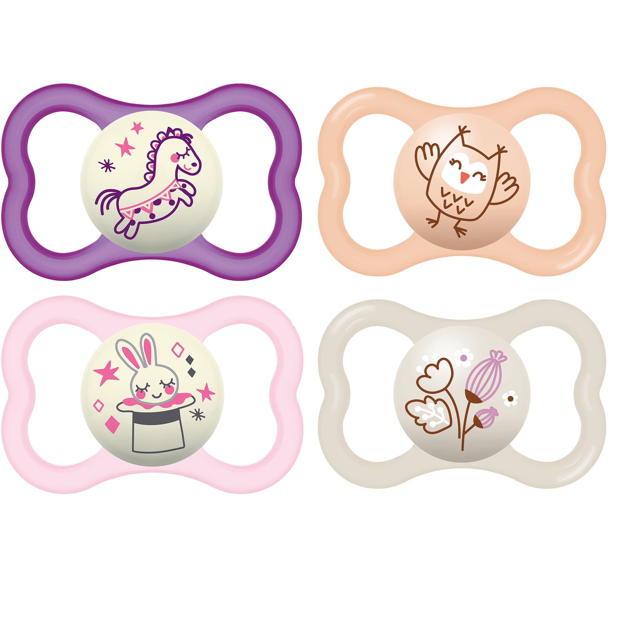 MAM Air Day & Night Pacifier 4 pack, 6+ Months