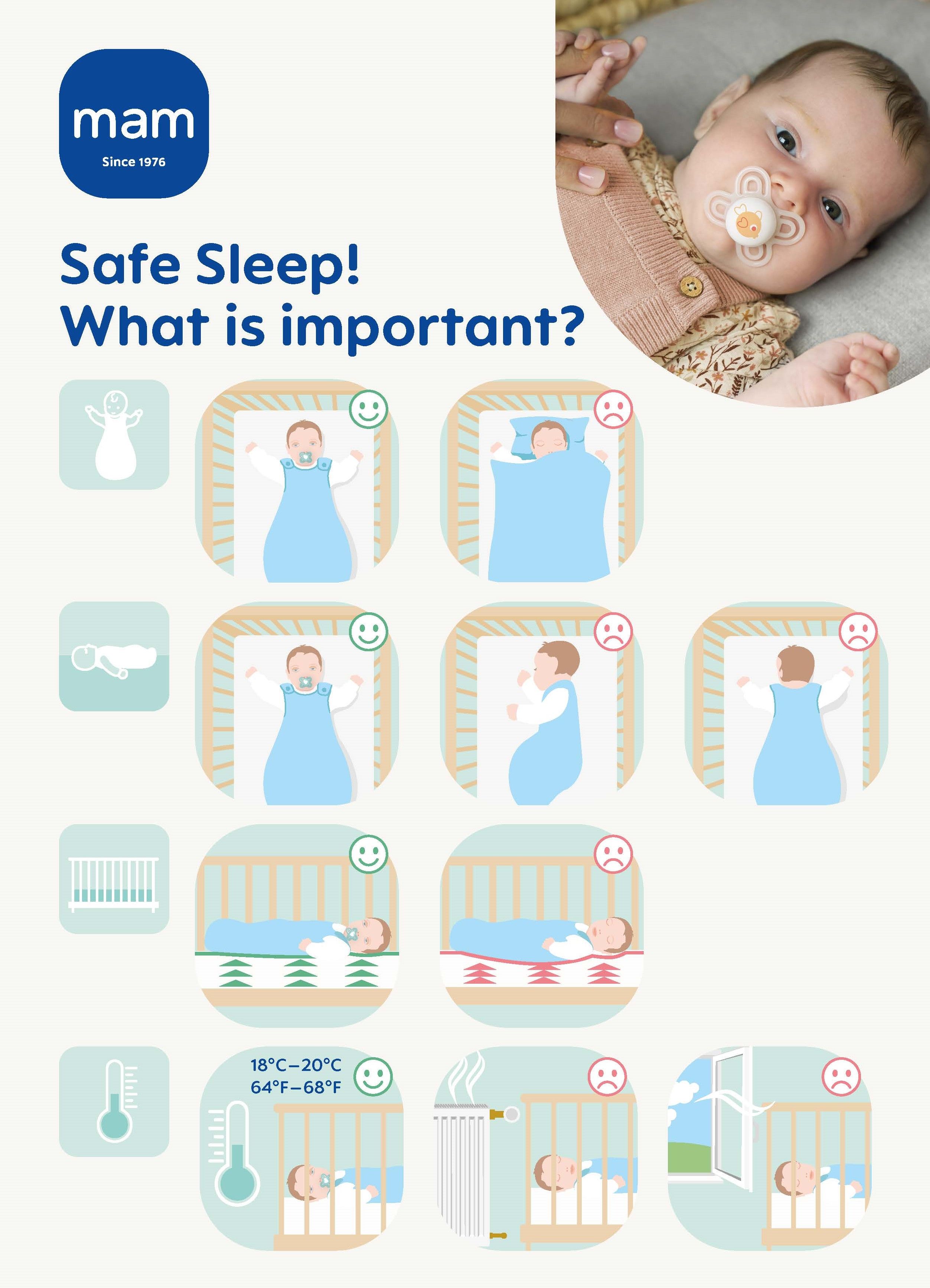 Safe Sleep – MAM Info Leaflet on SIDS Prevention