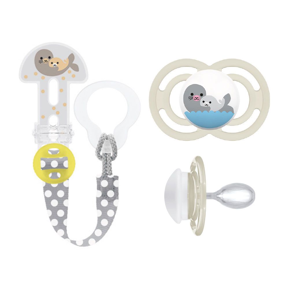 MAM Perfect 6+ mois & Clip it! -  et attache-sucette