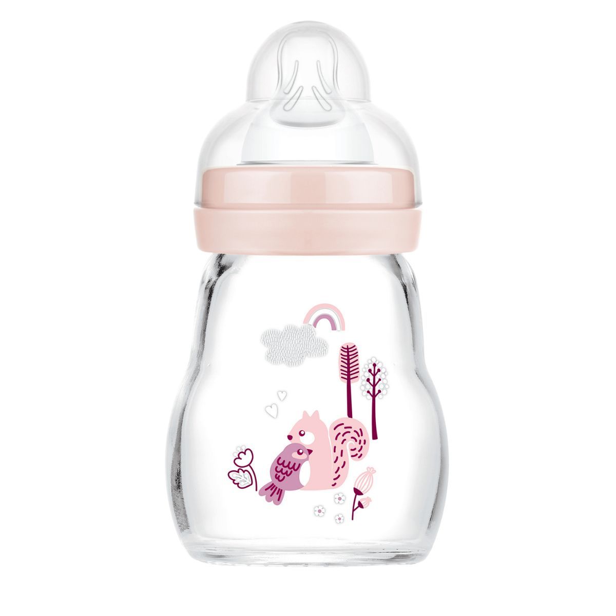 MAM Feel Good Baby Flasche aus Glas 170ml 0+ Monate, 1 Stck